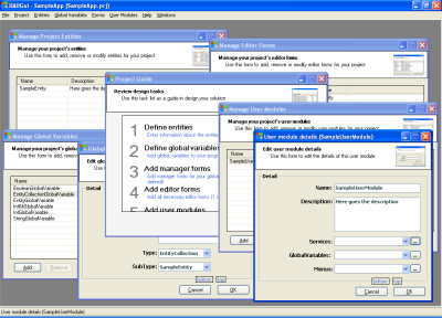 RADGui Rapid Application Development Tool for .Net Screenshot